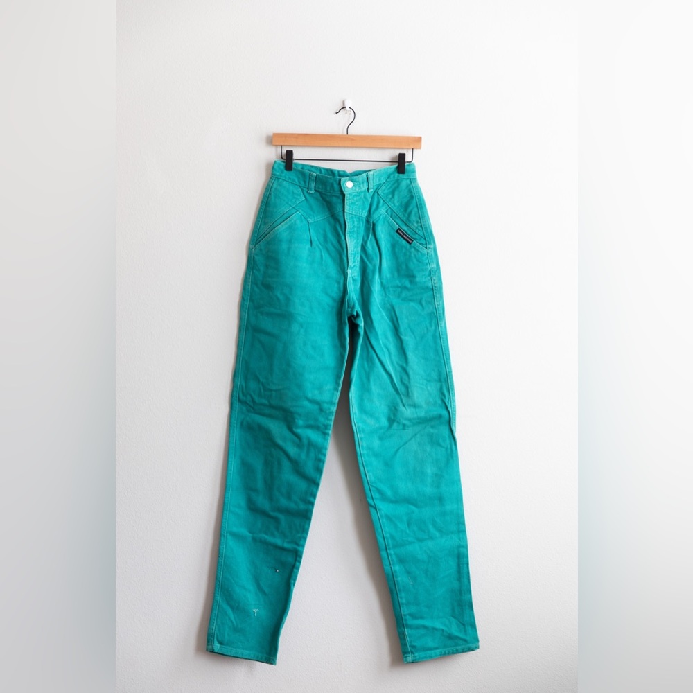 Vintage Rockies Green Denim Jeans